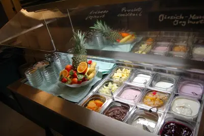 Essen im Hotel oder in der Nähe