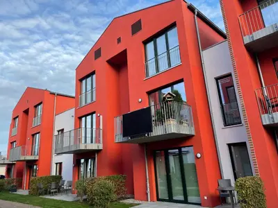 Das Gebäude in dem sich die Ferienwohnung befindet
