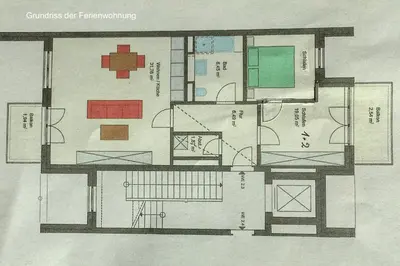 Grundriss der Unterkunft Pole Poppenspäler mit Ladestation