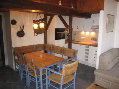 Küche/Küchenzeile in der Unterkunft Cuxhaven Sahlenburg