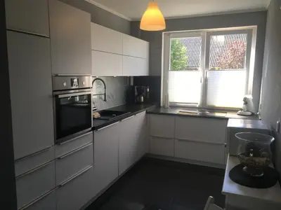 Küche/Küchenzeile in der Unterkunft Feriendomizil im Musikerviertel in Otterndorf