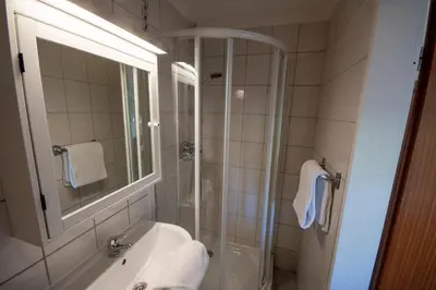 Ein Badezimmer in der Unterkunft Haus Frauenpreiss Whg. 55