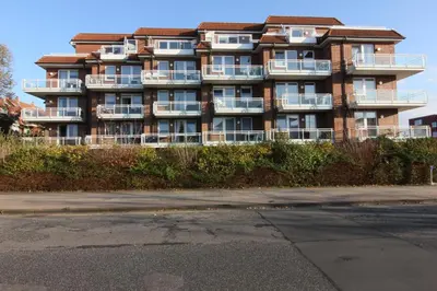 Das Gebäude in dem sich die Ferienwohnung befindet