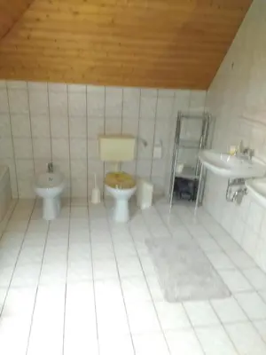 Ein Badezimmer in der Unterkunft Apartment Scharhörn
