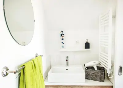 Ein Badezimmer in der Unterkunft Perlekieker 2