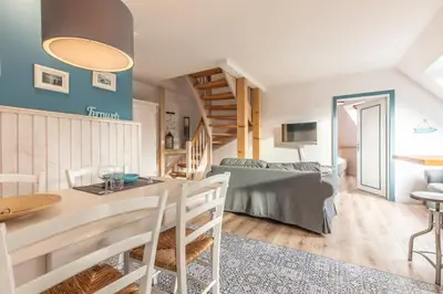 Ein Bett oder Betten in einem Zimmer der Unterkunft Seehof Boutique Appartements