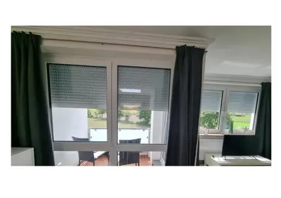 Ein Balkon oder eine Terrasse in der Unterkunft Strand & Heide - Tolles Schwimmbad