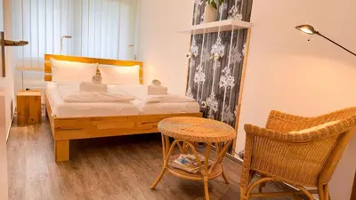 Ein Bett oder Betten in einem Zimmer der Unterkunft Frische Brise 07.03