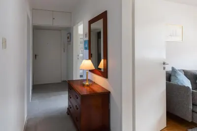 Ein Sitzbereich in der Unterkunft Dallacker