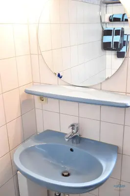 Ein Badezimmer in der Unterkunft Urlaub direkt am Duhner Strand