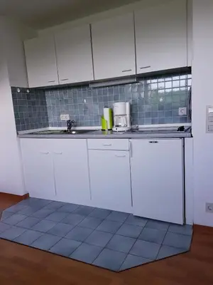 Küche/Küchenzeile in der Unterkunft Ferienwohnung Nordwind
