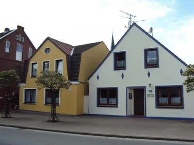 Das Gebäude in dem sich die Ferienwohnung befindet
