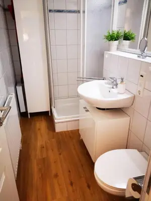 Ein Badezimmer in der Unterkunft Watt n Nest