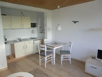Küche/Küchenzeile in der Unterkunft Haus Strandgut/2