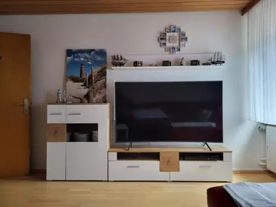 TV/Unterhaltungsangebot in der Unterkunft Am Kanal