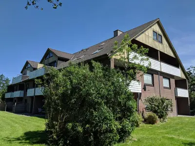 Das Gebäude in dem sich die Ferienwohnung befindet