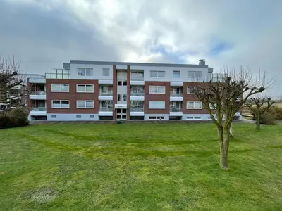 Ein Garten an der Unterkunft Vogelsand 343