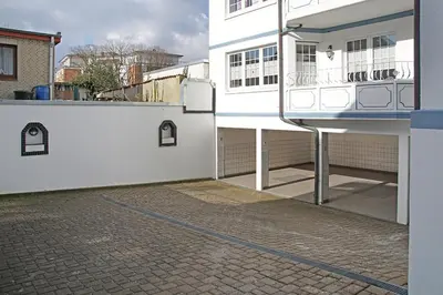 Das Gebäude in dem sich die Ferienwohnung befindet