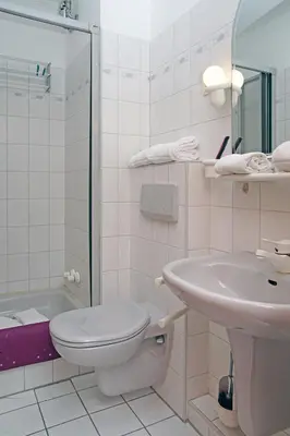 Ein Badezimmer in der Unterkunft Fischerhus - Wohnung 5