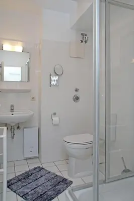 Ein Badezimmer in der Unterkunft Haus Knechtsand 431