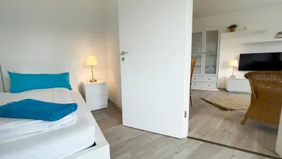 TV/Unterhaltungsangebot in der Unterkunft Ferienwohnung Nordseebrandung B1.3