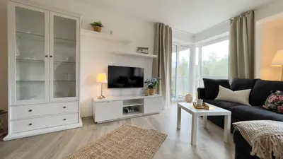 TV/Unterhaltungsangebot in der Unterkunft Ferienwohnung Nordseebrandung B1.3