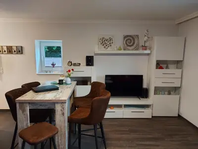 TV/Unterhaltungsangebot in der Unterkunft Gästequartier Schlummerkasten
