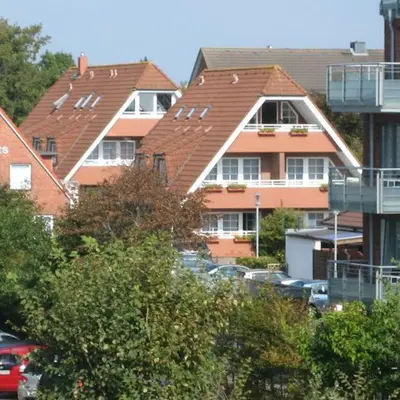 Das Gebäude in dem sich die Ferienwohnung befindet