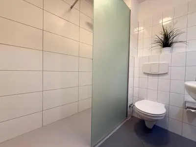 Ein Badezimmer in der Unterkunft Ferienwohnung Nordseebrandung A1.4