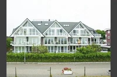 Das Gebäude in dem sich die Ferienwohnung befindet