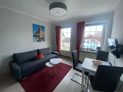 TV/Unterhaltungsangebot in der Unterkunft Haus Nordsee 06