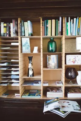Die Bibliothek im Hotel