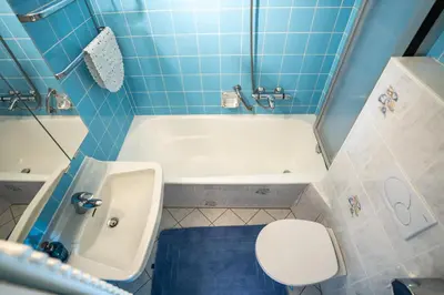 Ein Badezimmer in der Unterkunft FeWo Büsum - Bella Mare - Nordseestraße 3
