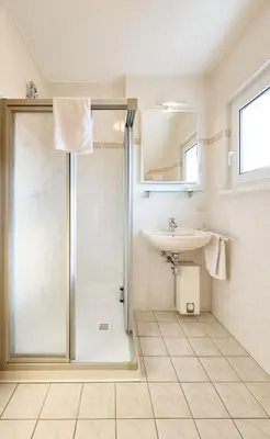 Ein Badezimmer in der Unterkunft Haus Pamir - Fewo 27