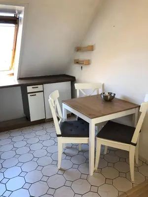 Küche/Küchenzeile in der Unterkunft Ferienwohnung Op'n Rugenbarg 70