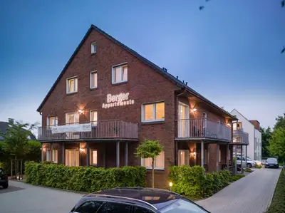 Das Gebäude in dem sich die Ferienwohnung befindet