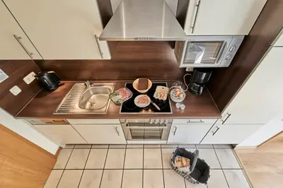 Küche/Küchenzeile in der Unterkunft Haus Seemuschel - Fewo 7