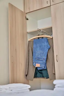 Ein Bett oder Betten in einem Zimmer der Unterkunft Haus Seemuschel - Fewo 7