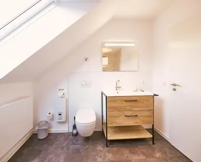 Ein Badezimmer in der Unterkunft Haus Seemuschel - Fewo 9
