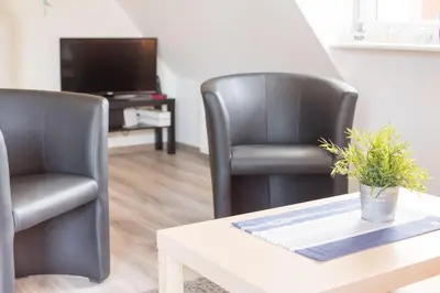 TV/Unterhaltungsangebot in der Unterkunft Ferienwohnung 'Möwe Whg. 4'