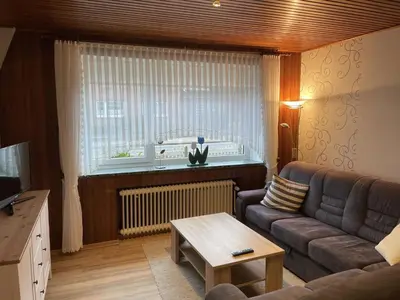 Ein Sitzbereich in der Unterkunft Apartment Söhle by Interhome