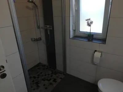 Ein Badezimmer in der Unterkunft Villa Belair Schmidt