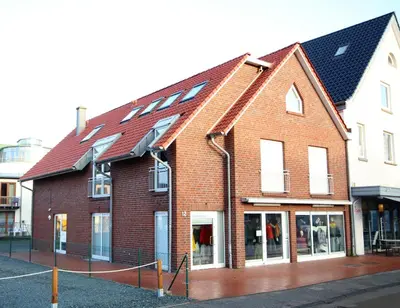 Das Gebäude in dem sich die Ferienwohnung befindet