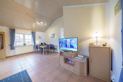 TV/Unterhaltungsangebot in der Unterkunft Ferienhaus Pepe