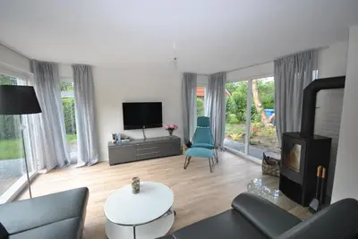 TV/Unterhaltungsangebot in der Unterkunft Ferienhaus Deichgräfin