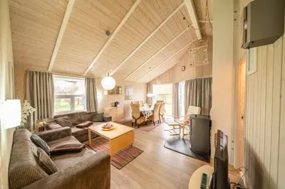 Ein Sitzbereich in der Unterkunft Ferienhaus Wyk auf Föhr