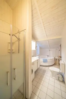 Ein Badezimmer in der Unterkunft Ferienhaus Wyk auf Föhr