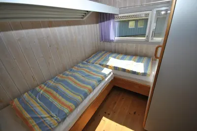 Ein Bett oder Betten in einem Zimmer der Unterkunft Ferienhaus Korsör