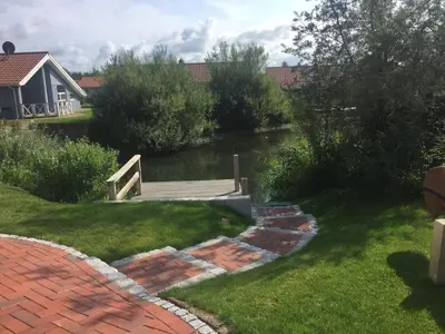 Ein Garten an der Unterkunft Ferienhaus Saltkrokan