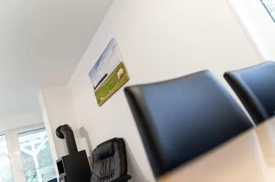 TV/Unterhaltungsangebot in der Unterkunft Ferienhaus Seestern I